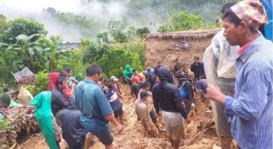 शनिबार बिहान मात्रै तीन जिल्लामा ९ जनाको पहिरोबाट मृत्यु