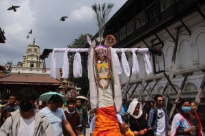 काठमाडौंमा आज पनि मनाइँयो गाईजात्रा