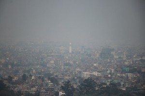 वायु प्रदूषणमा काठमाडौं विश्वकै पहिलो नम्बरमा